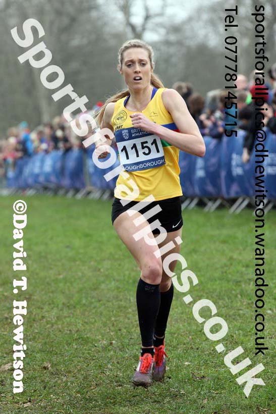 Senior womens Inter Counties Cross Country, Prestwold Hall, Loughborough. Photo: David T. Hewitson/Sports for All Pics